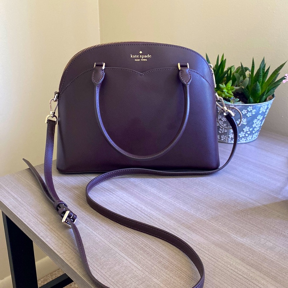Kate Spade Payton Colorblock Medium Dome Satchel Leather Crossbody